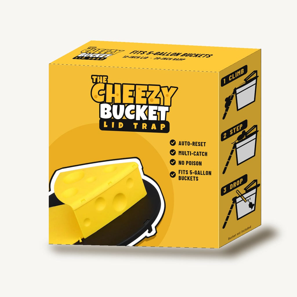 The CheezyBucket Lid Trap box